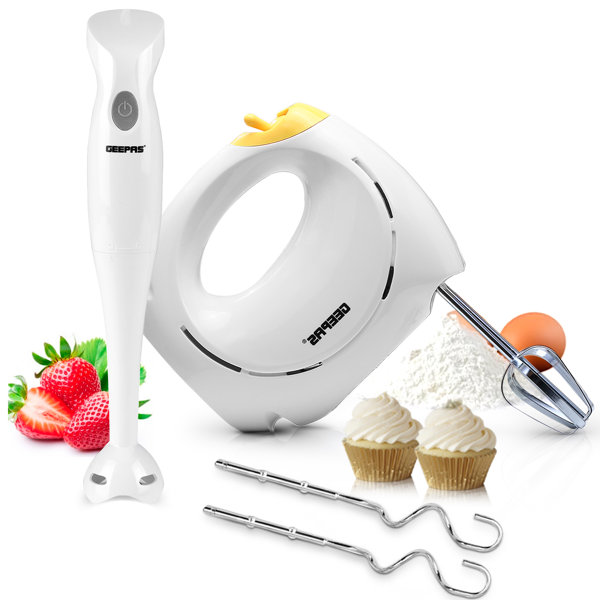Geepas Hand Blender & Hand Mixer Combo Set Wayfair.co.uk